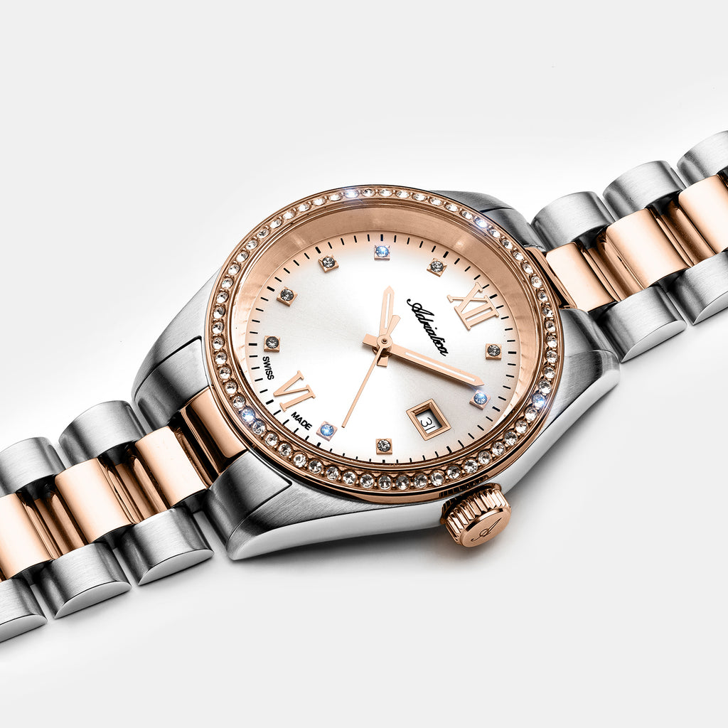 Precious Women Quartz Silver Dial Analog Stainless Steel Watch A3199.R183SQZ