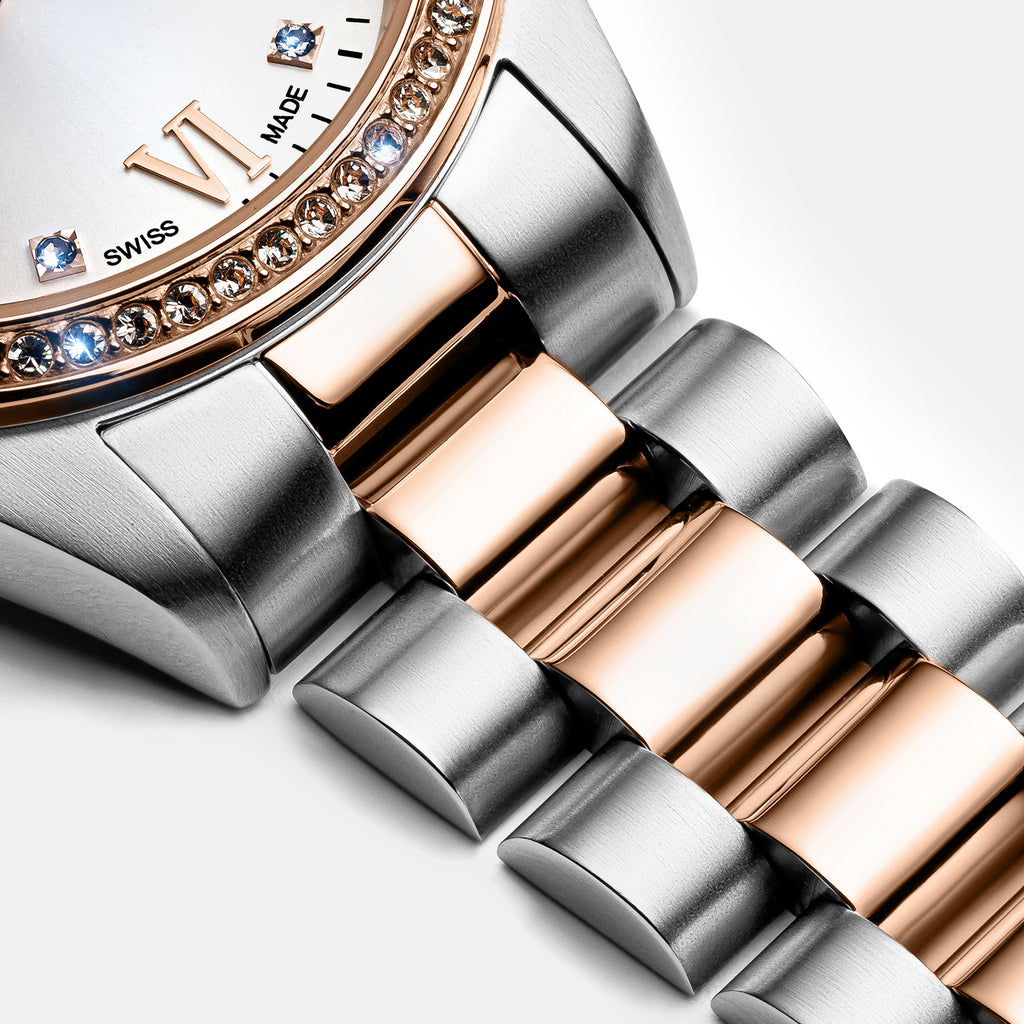 Precious Women Quartz Silver Dial Analog Stainless Steel Watch A3199.R183SQZ