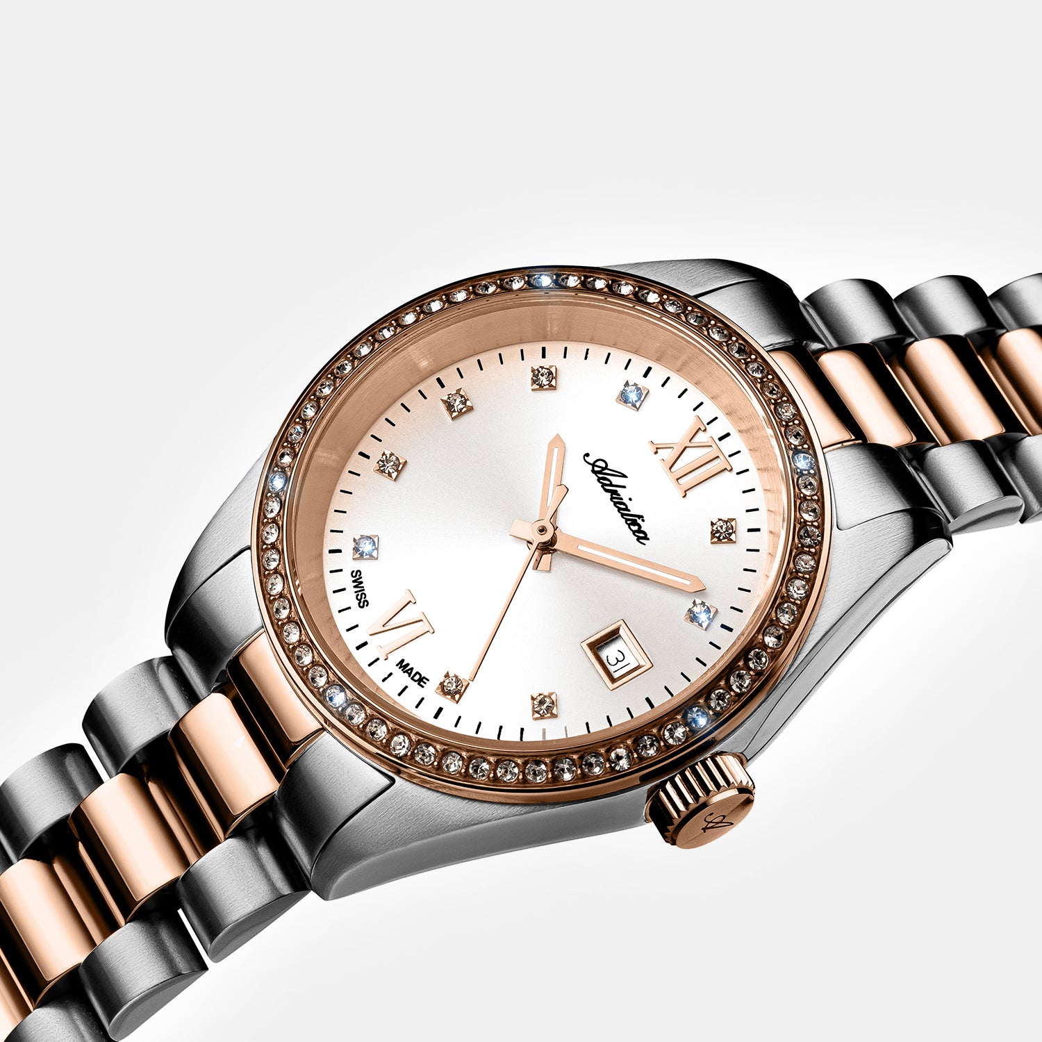 Precious Women Quartz Silver Dial Analog Stainless Steel Watch A3199.R183SQZ