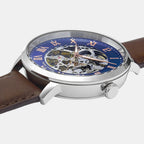 Automatic Men Automatic Blue Dial Analog Leather Watch 322B164