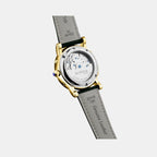 Motion Men Automatic Green Dial Multi-Function Leather Watch 323-L21412