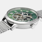 Automatic Men Automatic Green Dial Analog Stainless Steel Watch 323D171