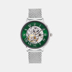 Automatic Men Automatic Green Dial Analog Stainless Steel Watch 323D171