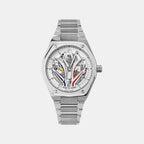 Ardent Men Automatic Silver Dial Analog Stainless Steel Watch 324D101