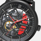 Pierre Lannier Paddock Men Automatic Black Dial Analog Leather Watch 338A433-2