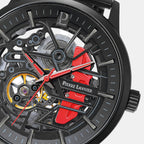 Paddock Men Automatic Black Dial Analog Stainless Steel Watch 338A439