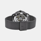 Paddock Men Automatic Black Dial Analog Stainless Steel Watch 338A439