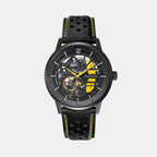 Pierre Lannier Paddock Men Automatic Black Dial Analog Leather Watch 338A443-1