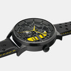 Pierre Lannier Paddock Men Automatic Black Dial Analog Leather Watch 338A443-2