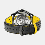 Pierre Lannier Paddock Men Automatic Black Dial Analog Leather Watch 338A443-3