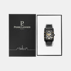 Pierre Lannier Hector Men Automatic Black Dial Analog Stainless Steel Watch 340A439-5