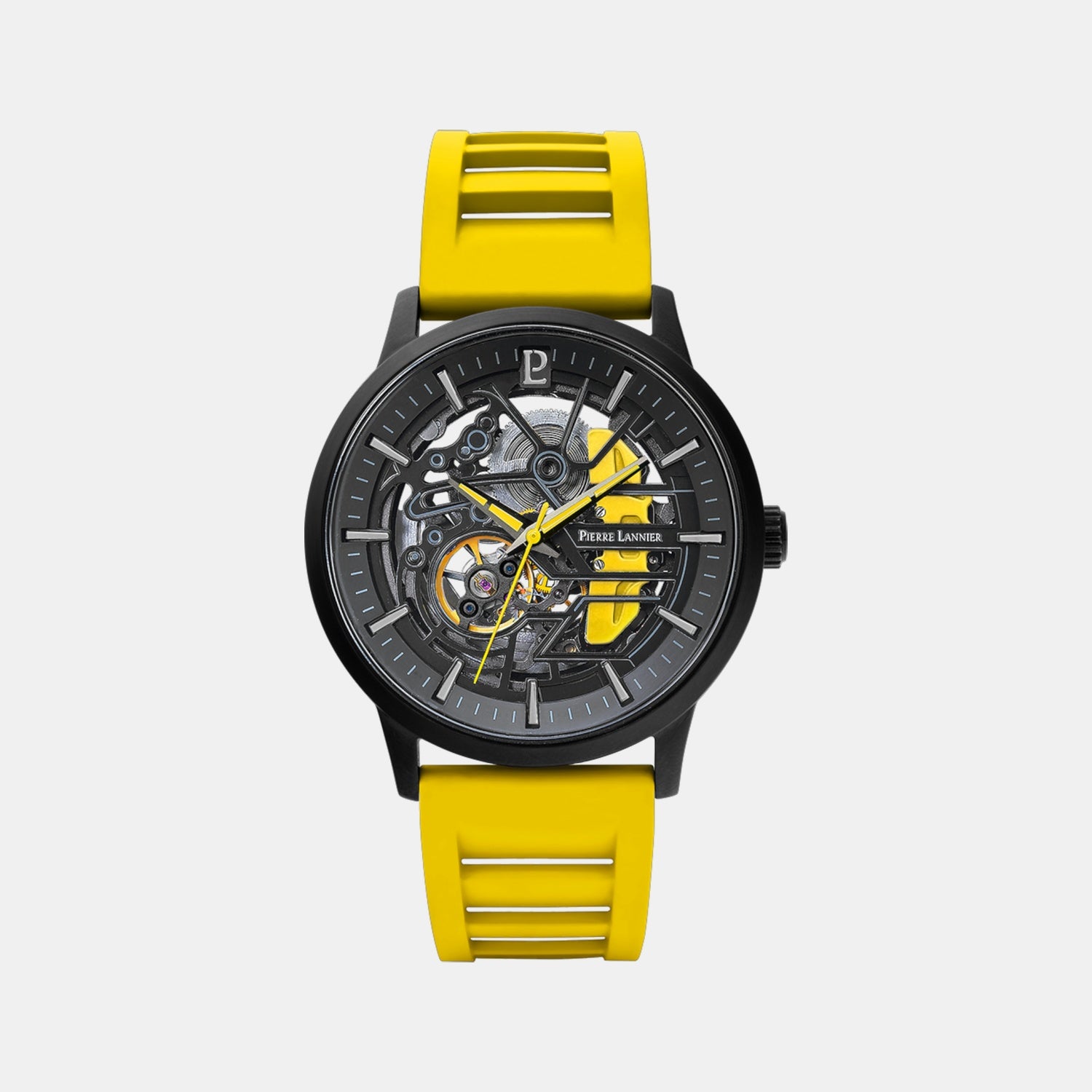 Paddock Men Automatic Black Dial Analog Rubber Watch 341A449