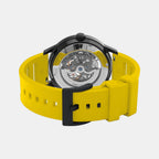 Paddock Men Automatic Black Dial Analog Rubber Watch 341A449