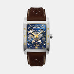 Pierre Lannier Hector Men Automatic Blue Dial Analog Leather Watch 342A164-1