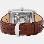 Hector Men Automatic Green Dial Analog Leather Watch 342A174