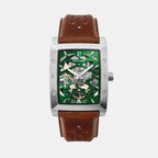 Pierre Lannier Hector Men Automatic Green Dial Analog Leather Watch 342A174-1