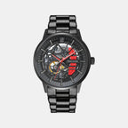Pierre Lannier Paddock Men Automatic Black Dial Analog Stainless Steel Watch 344A459-1