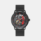 Pierre Lannier Paddock Men Automatic Black Dial Analog Stainless Steel Watch 345A459-1