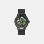 Pierre Lannier Paddock Men Automatic Black Dial Analog Stainless Steel Watch 345A479-2