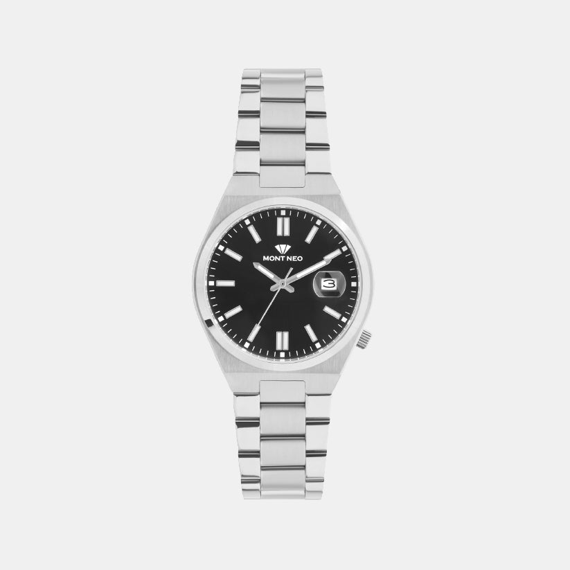 Mont Neo Round Black Analog watch