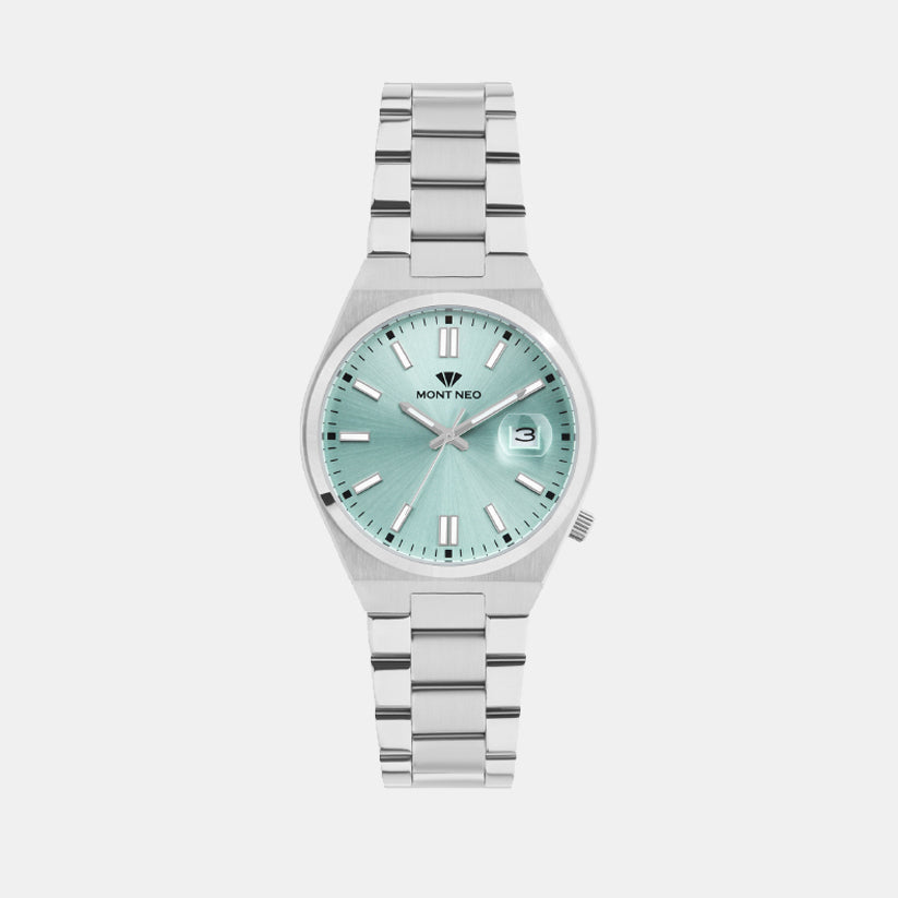Mont Neo Round Sea Green Analog watch