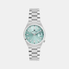 Men Quartz Sea Green Dial Analog Metal Watch 3506E-M1117