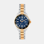 Mont Neo Round Blue Analog watch