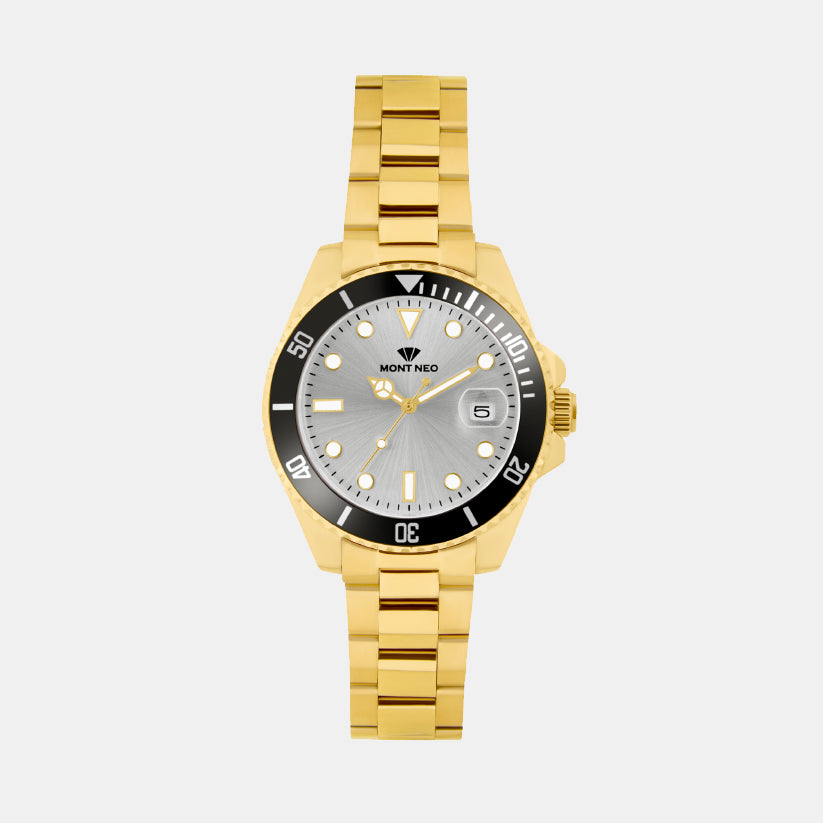 Mont Neo Round Silver Analog watch