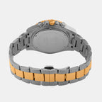 Men Quartz Silver Dial Multi-Function Stainless Steel Watch 3508M-M1303