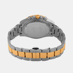 Men Quartz Green Dial Multi-Function Stainless Steel Watch 3508M-M1314