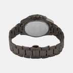 Men Quartz Red Dial Multi-Function Stainless Steel Watch 3508M-M8812