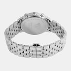 Men Quartz Pink Dial Multi-Function Metal Watch 3511M-M1110