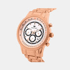 Men Quartz Silver Dial Multi-Function Metal Watch 3513M-M3303