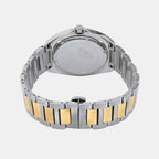 Men Quartz Silver Dial Multi-Function Stainless Steel Watch 3514M-M1203