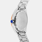Men Quartz Grey Dial Multi-Function Stainless Steel Watch 3514M-M1315