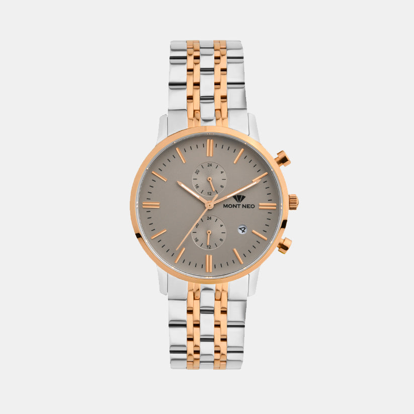 Mont Neo Round Grey Multi-Function watch