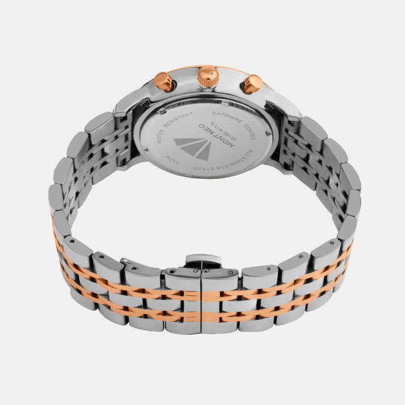Mont Neo Stainless Steel Round watch