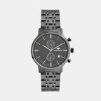 Men Quartz Gun Dial Multi-Function Metal Watch 3515E-M8816