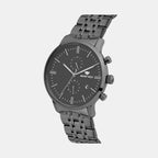 Men Quartz Gun Dial Multi-Function Metal Watch 3515E-M8816