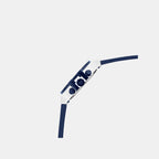 Men Quartz Blue Dial Multi-Function Silicone Watch 3517M-M7505