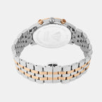 Men Quartz Grey Dial Multi-Function Stainless Steel Watch 3518M-M1315