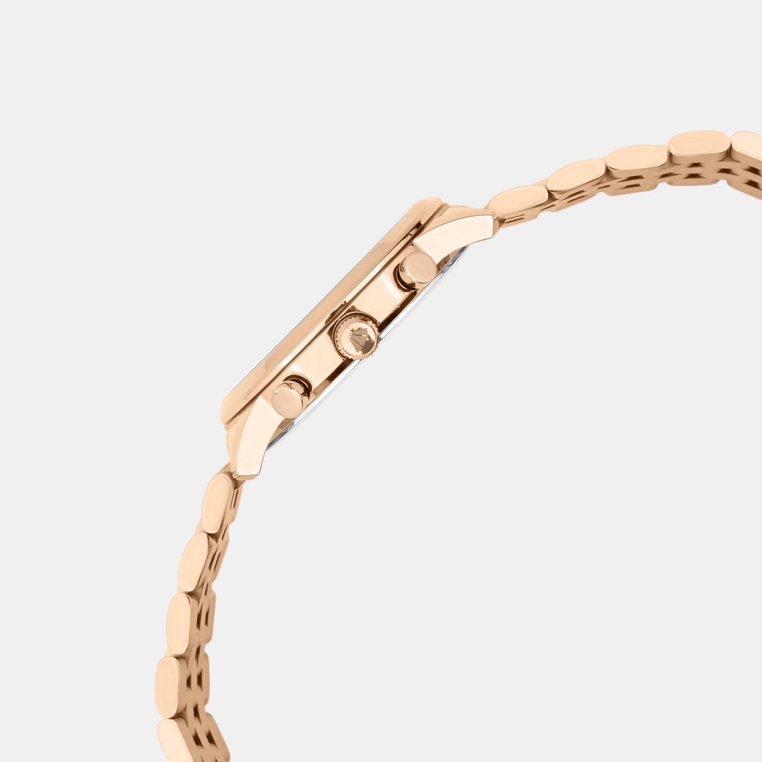 Men Quartz Silver Dial Multi-Function Stainless Steel Watch 3518M-M3303