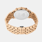 Men Quartz Silver Dial Multi-Function Stainless Steel Watch 3518M-M3303