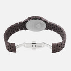 Women Quartz Brown Dial Multi-Function Stainless Steel Watch 3518M-M36606