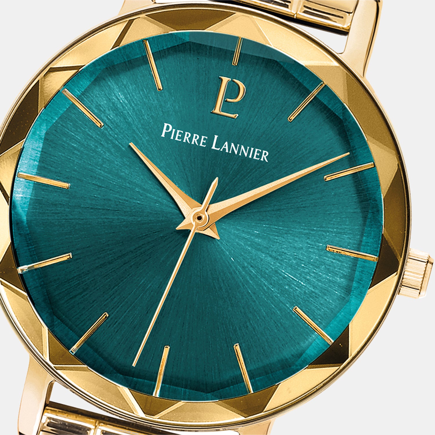 Multiples Women Quartz Green Dial Analog Stainless Steel Watch 351K562