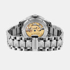 Men Automatic Silver Dial Analog Stainless Steel Watch 359-M10301