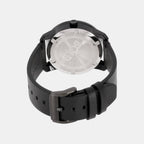 Bold TR90 Men Quartz Black Dial Analog Leather Watch 3600306