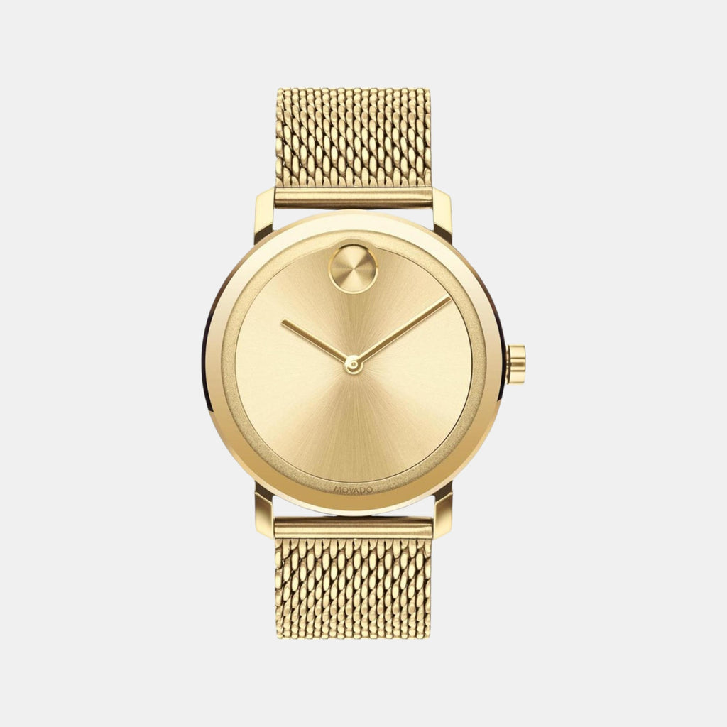 Movado Round Light Gold Analog watch