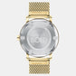 Men Analog Light Gold Mesh Watch 3600560