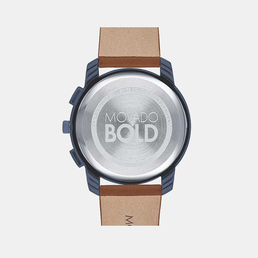 Movado Men Round Blue watch